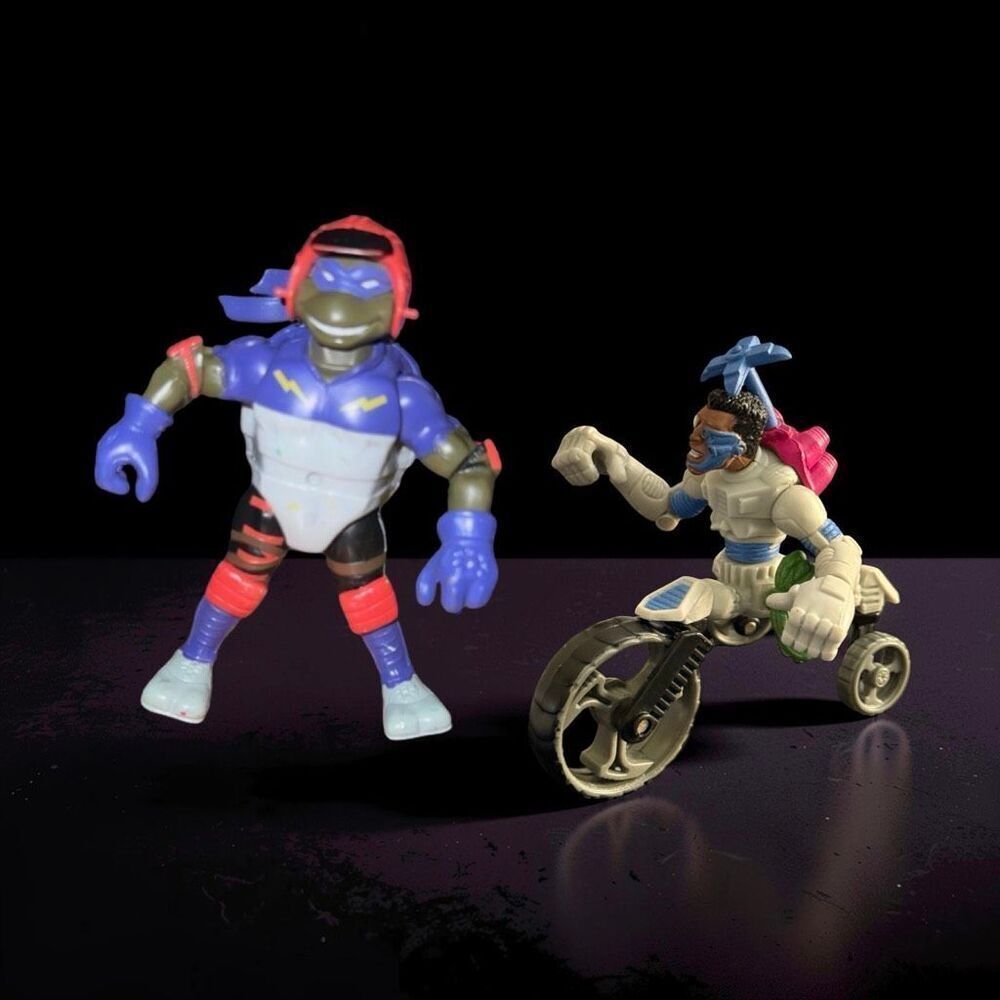 Donatello & Baxter Stockman Extreme Sports Teenage Mutant Ninja Turtles B14 A49